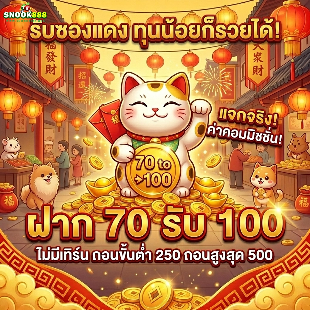 snook888 ทุนน้อยก้รวยได้